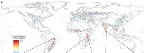研究揭示了21世纪全球保护区内耕地扩张加剧
