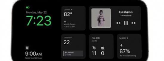 苹果希望在iOS 17中将您的iPhone变成智能家居屏幕