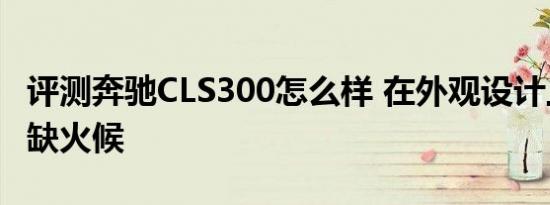 评测奔驰CLS300怎么样 在外观设计上显然欠缺火候