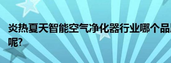 炎热夏天智能空气净化器行业哪个品牌比较好呢?