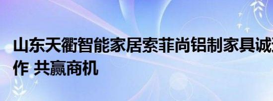 山东天衢智能家居索菲尚铝制家具诚邀大众合作 共赢商机