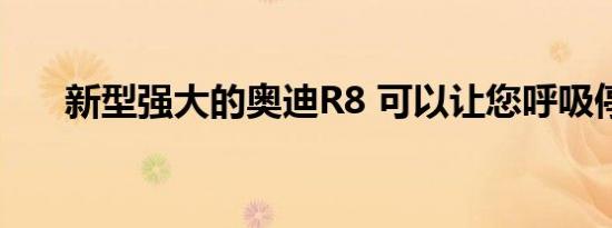 新型强大的奥迪R8 可以让您呼吸停止