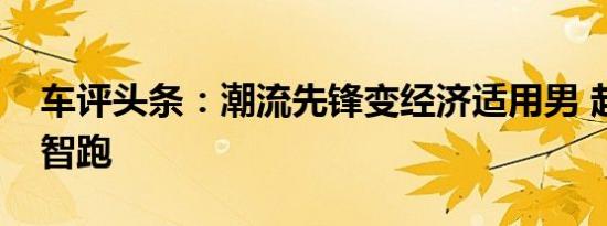 车评头条：潮流先锋变经济适用男 起亚全新智跑