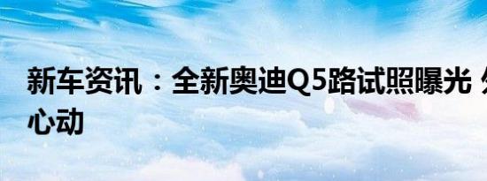 新车资讯：全新奥迪Q5路试照曝光 外观让人心动