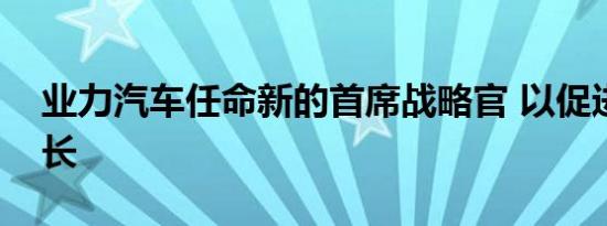 业力汽车任命新的首席战略官 以促进业务增长