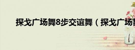 探戈广场舞8步交谊舞（探戈广场舞）