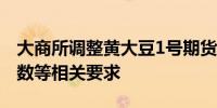 大商所调整黄大豆1号期货蛋白质指标折算系数等相关要求