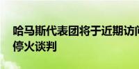 哈马斯代表团将于近期访问埃及 进一步进行停火谈判