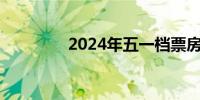 2024年五一档票房破10亿