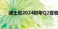 迪士尼2024财年Q2营收220.8亿美元