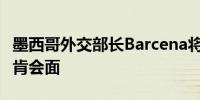 墨西哥外交部长Barcena将在危地马拉与布林肯会面