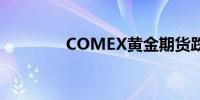 COMEX黄金期货跌0.35%