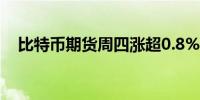 比特币期货周四涨超0.8%上探6.3万美元