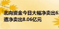 北向资金今日大幅净卖出63.04亿元 宁德时代遭净卖出8.06亿元