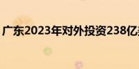 广东2023年对外投资238亿美元同比增长8%