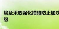 埃及采取强化措施防止加沙地带局势进一步升级