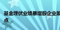 基金埋伏业绩暴增股企业盈利改善成为投资焦点