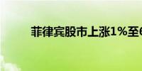 菲律宾股市上涨1%至6,577.92点