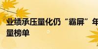 业绩承压量化仍“霸屏”年内私募备案产品数量榜单