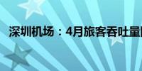 深圳机场：4月旅客吞吐量同比下降0.11%