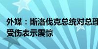 外媒：斯洛伐克总统对总理菲佐在枪击事件中受伤表示震惊