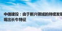 中信建投：由于新兴领域的持续发展供给受限的小金属将表现出长牛特征