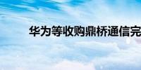 华为等收购鼎桥通信完成股权变更