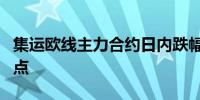 集运欧线主力合约日内跌幅扩大至6%报3668点