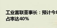 工业富联董事长：预计今年AI服务器全球市占率达40%