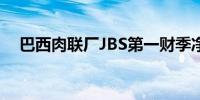 巴西肉联厂JBS第一财季净利润高于预期