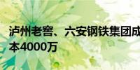 泸州老窖、六安钢铁集团成立贸易公司注册资本4000万