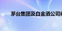 茅台集团及白金酒公司被执行475万