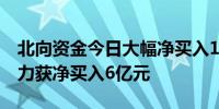 北向资金今日大幅净买入139.56亿元 长江电力获净买入6亿元