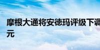 摩根大通将安徳玛评级下调至低配 目标价6美元