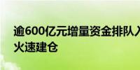 逾600亿元增量资金排队入场 多只次新基金火速建仓