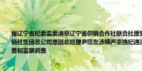 据辽宁省纪委监委消息辽宁省供销合作社联合社原党组成员、理事会原副主任辽宁省供销社集团总公司原副总经理尹璟友涉嫌严重违纪违法目前正接受辽宁省纪委监委纪律审查和监察调查