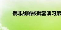 俄非战略核武器演习第一阶段开始