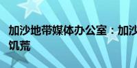 加沙地带媒体办公室：加沙北部正在遭受严重饥荒