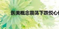 医美概念震荡下跌悦心健康跌超8%