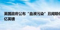 英国政府公布“血液污染”丑闻赔偿计划预计将赔付约100亿英镑