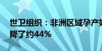 世卫组织：非洲区域孕产妇死亡率20年间下降了约44%