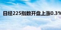 日经225指数开盘上涨0.3%至38,766.21点