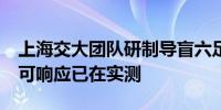 上海交大团队研制导盲六足机器人：1秒之内可响应已在实测