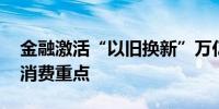 金融激活“以旧换新”万亿市场 汽车家电成消费重点