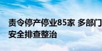 责令停产停业85家 多部门联手开展校园食品安全排查整治