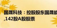 国晟科技：控股股东国晟能源拟认购192,857,142股A股股票