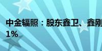 中金辐照：股东鑫卫、鑫刚拟合计减持不超过1%