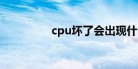 cpu坏了会出现什么现象