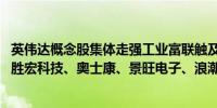 英伟达概念股集体走强工业富联触及涨停中际旭创、安诺其、胜宏科技、奥士康、景旺电子、浪潮信息等跟涨