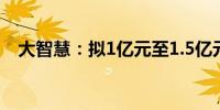 大智慧：拟1亿元至1.5亿元回购公司股份